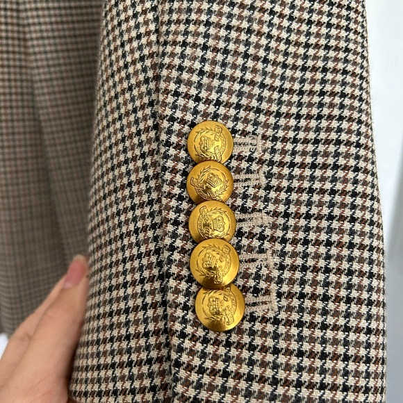 A.L.C. Sedgwick Houndstooth Blazer 4 - Picture 9 of 10